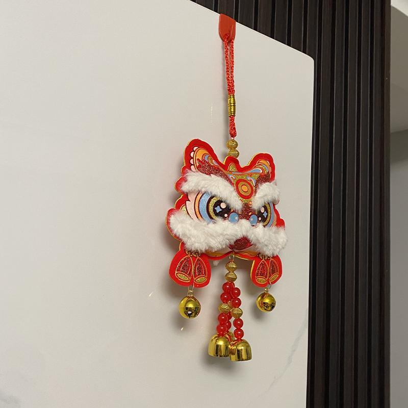 2026  Year Auspicious Lion Awakening Pendant Bell Ornament Celebrating The Lunar  Year Of The Horse