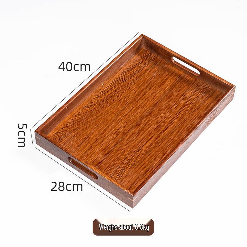 New Chinese Style Rectangular Wooden Tea Tray