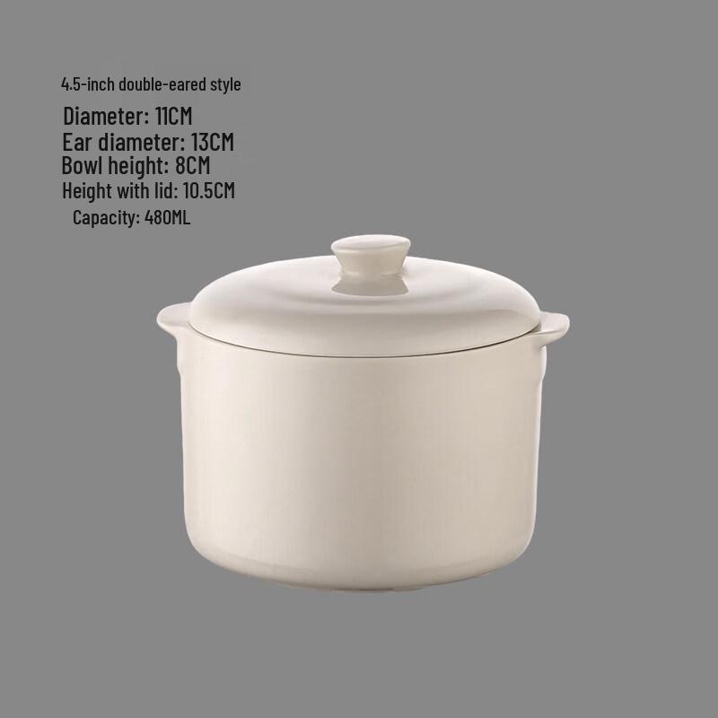 

Ruhan Commercial Ceramic Double Boiler Stew Cups (8-Pack)