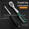 54-piece Green 72-Tooth Ratchet Wrench and S2 Socket Set for Home and Car Repair