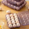 Clear Eggs Holder For Kitchen Storage Clear Plastic Container Organizers With Easy Cleaning Design Kitchen Eggs Tray