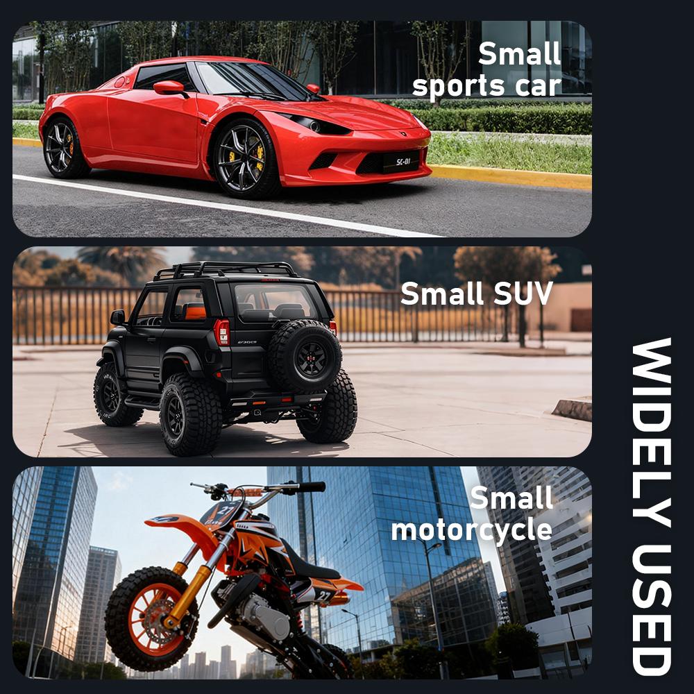 2-Stroke Gasoline Engine 49CC Mini Motorcycle Engine Pull Start Engine for Mini Roadster Dirt Bike Miniature Motorcycle