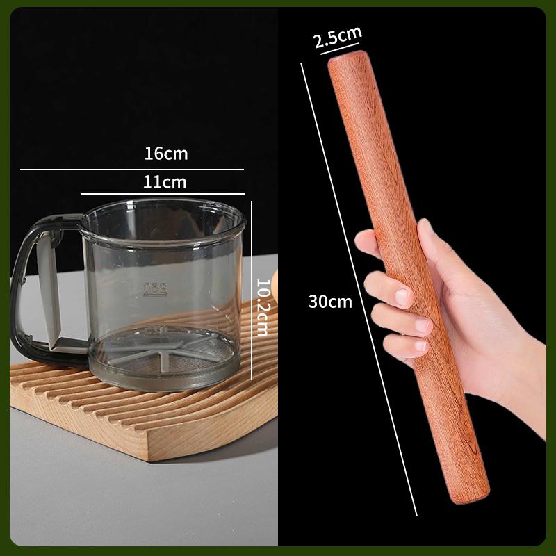 Semi-Automatic Handheld Flour Sifter & Cake Strainer