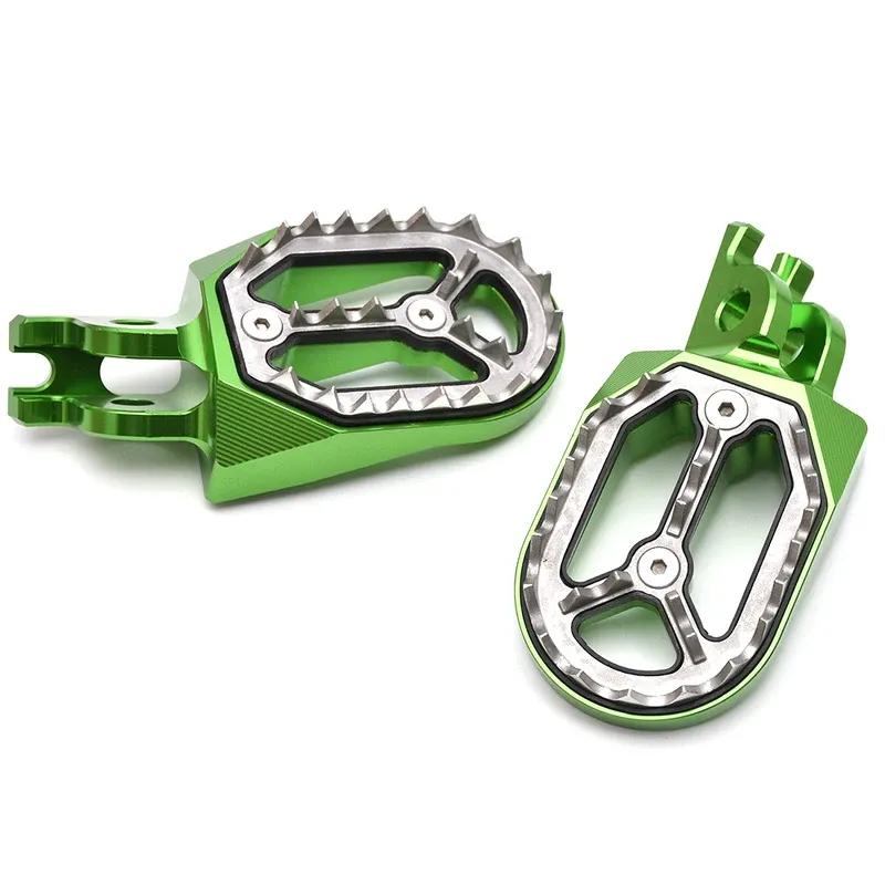 Wide Footrest Foot Pegs Steps For Kawasaki KX250 250F 05-07, KX250F KX450F KX250X KX450X KX450SR KX250 KX450 KLX450R 2007-
