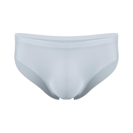 Men Briefs Transparent Stretchy No Trace Hidden Waistband Plus Size Quick Dry Underpants