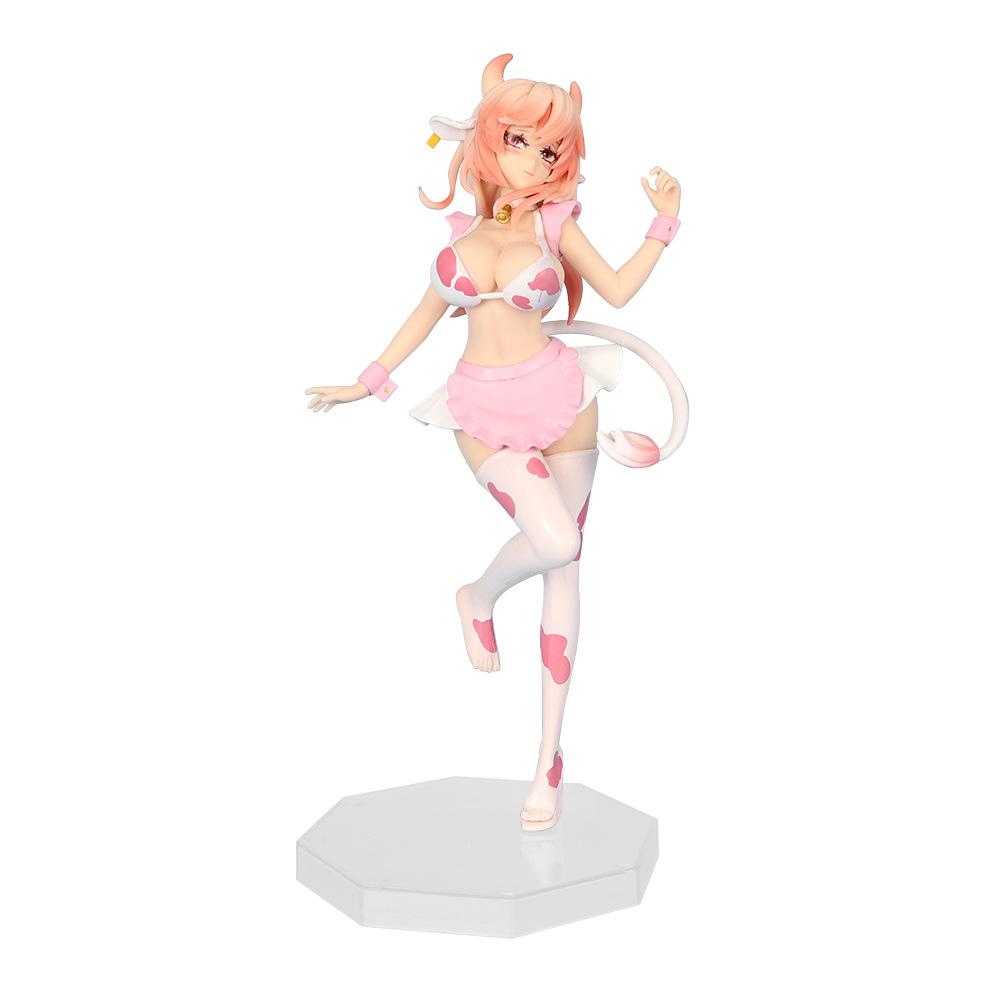Anime Miku PVC Toy Figures Vocaloid Hatsune Lucas Tempt Luka Cards Rabbit Ear Poker Anime Game