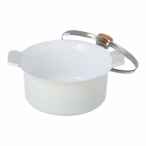 Konan Original LIFELEX Ceramic Two-Handled Pot, 24cm (KHK05-1787)