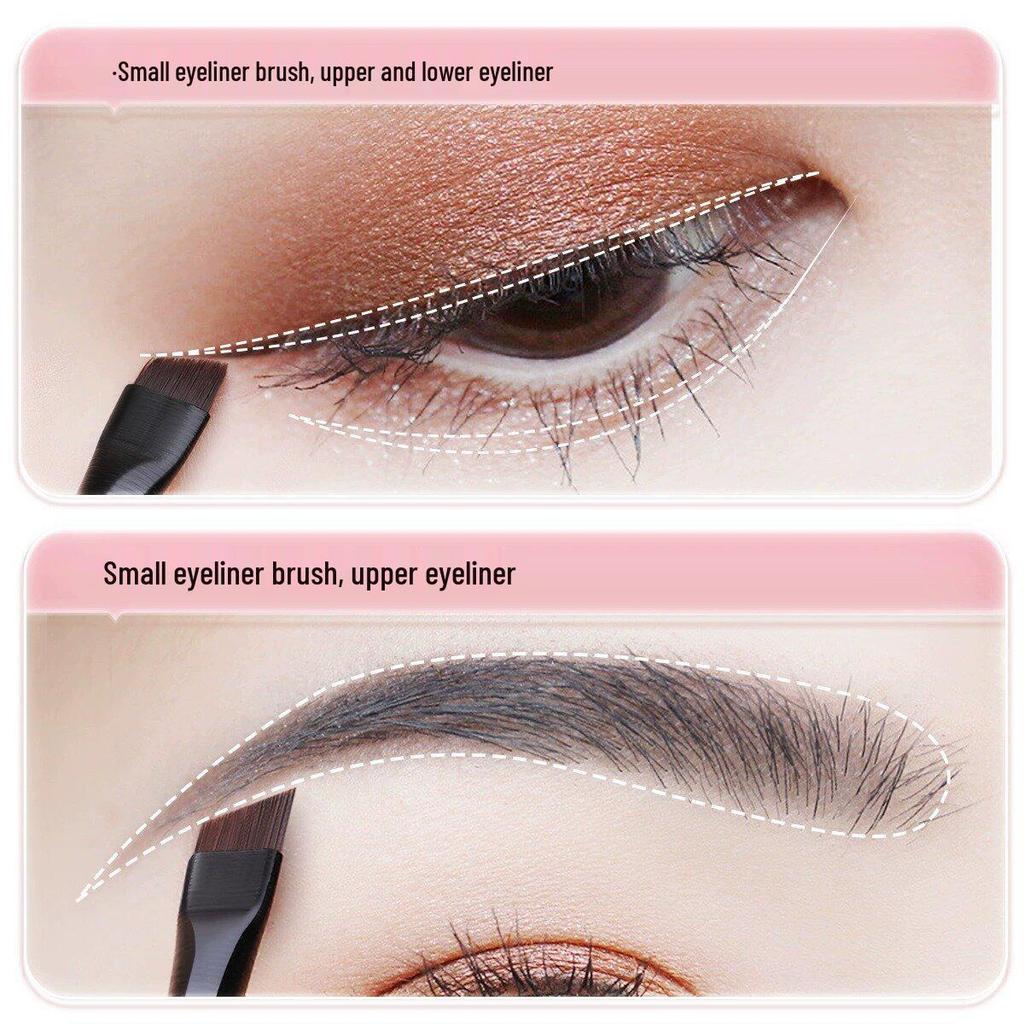 270 Ultra-Thin Angled Concealer & Eyebrow Brush - Ideal for Eyeliner, Under-Eye, and Foundation Application - Makeup Brush M08