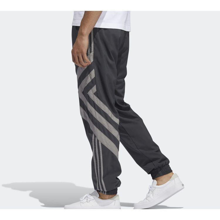 Adidas Originals Trefoil Print Joggers Men Bottoms Black GL6150