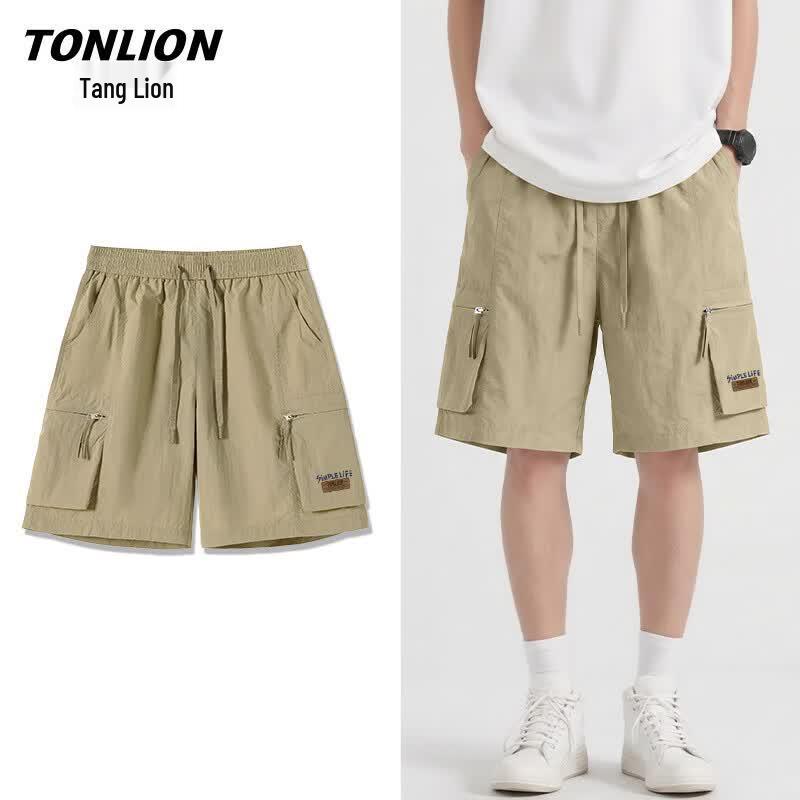 TonLion Men s Summer Breathable Casual Shorts 2XL