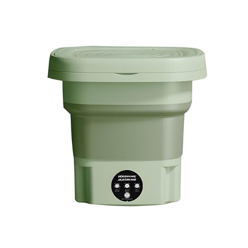 Домашнее Белье Носки Маленькая Стиральная Машина 9л Носки Стиральная Машина для Белья Портативная Стиральная Машина для Белья Трусы Стиральная Машина зелёный