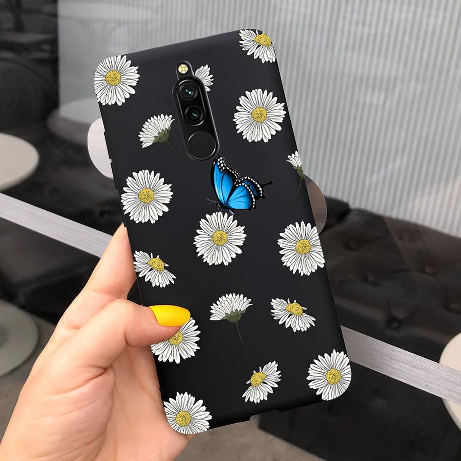 Popular Lavender Case For Xiaomi Redmi 8 Cover 2021 Soft Slim Silicone TPU Phone Case Funda For Xiomi Redmi 8 Coque Redmi8 Cover
