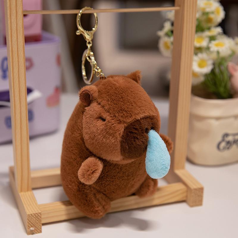 Boutique Barcelona Bear Doll Pendant Ginger Dessert Pendant Plush Toy Snack Bag Pendant Keychain