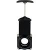 For Outdoor Accessories black Dump Waste Sewer ABS Valve 50mm/1.97inch RV Drain Valve waste valve for Caravan Trailer
