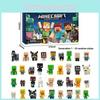 Pixel Minecraft Game Robot Blind Box Toy Suitable For Daily Boy Christmas Gifts