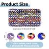 1set 8 Strands 4 Colors Electroplate Glass Beads Strands Rondelle Faceted Mixed Color 6x5mm Hole: 1.2mm about 86~96pcs/strand