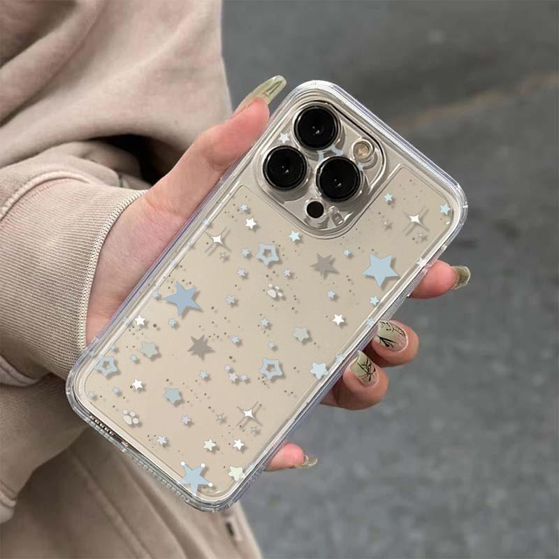 Blue Star 17Pro Max Full Coverage Anti-drop Soft Case for iPhone 11/12/16/Xr