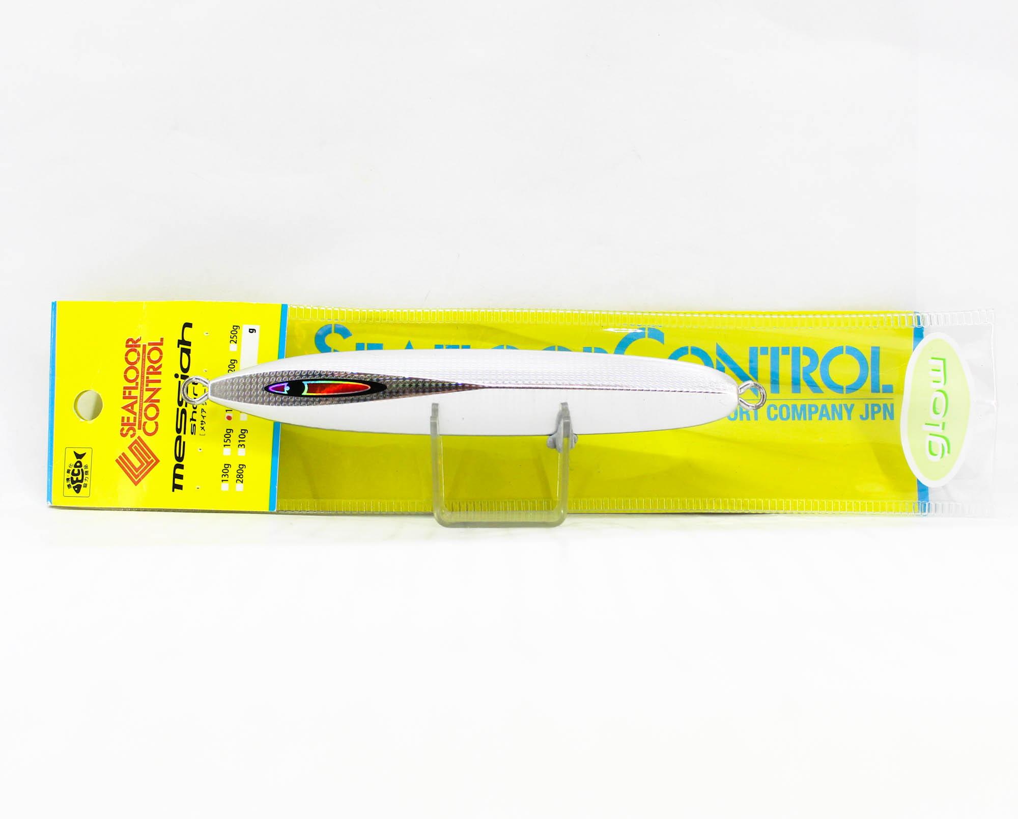 

Seafloor Control Metal Jig Messiah Short 180 grams Silver Glow GR (5600)