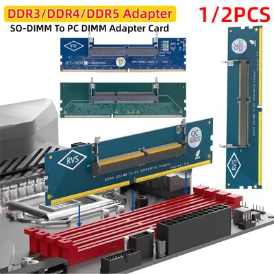 Laptop SO DDR5 RAM To Desktop DDR5 U-DIMM Adapter DDR5 Memory Card Converter DDR3 DDR4 Laptop To Desktop SO-DIMM To PC DIMM Card