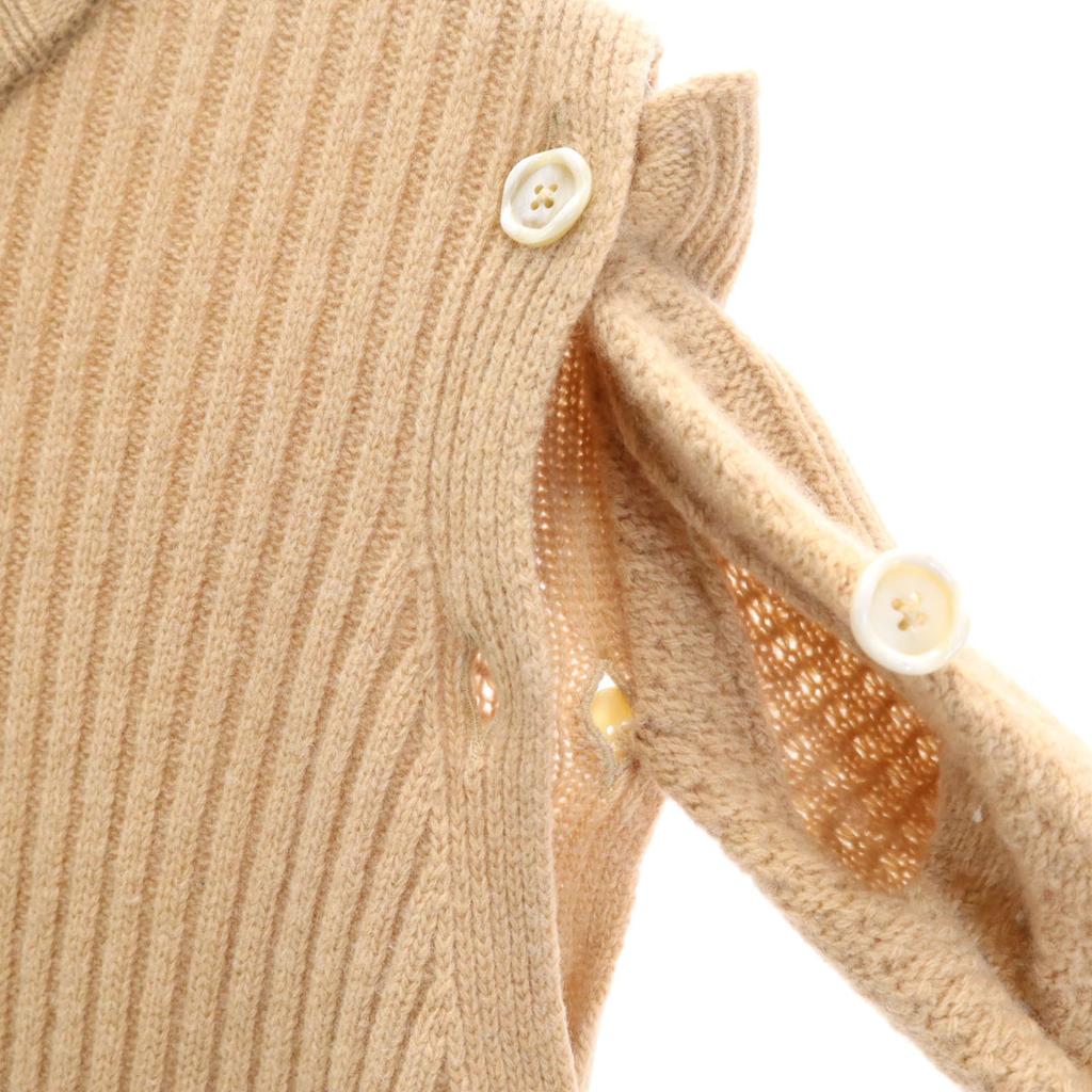 MARNI made in Italy Long sleeve 2WAY sweater 36 beige knit Women Used