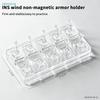 Transparent Acrylic Nail Display Stand Mannequin Holder for Press On Nails Without Magnet Training Base
