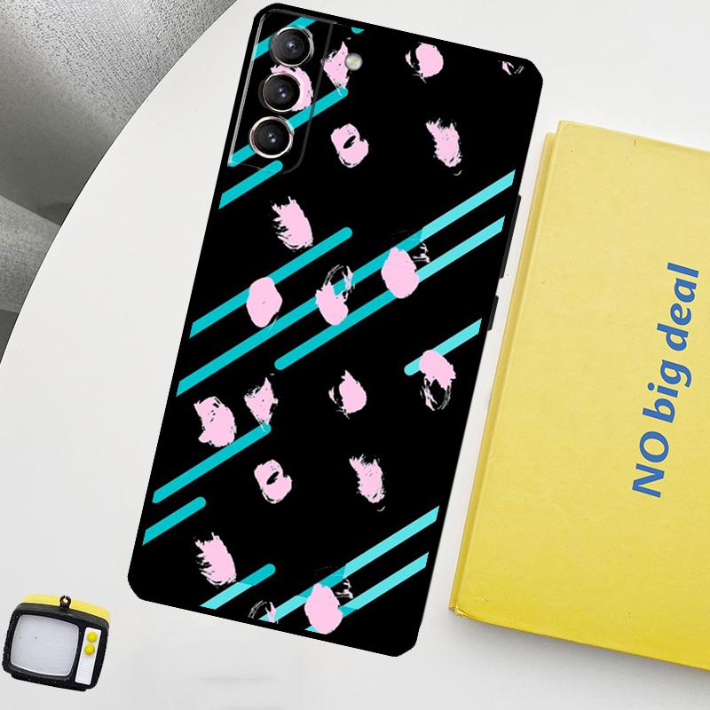 

Polka Dots Lines Abstract Art Phone Case For Samsung Galaxy S25 S26 Ultra S20 S21 S22 S23 Plus S10 S25 FE S24 Ultra Cover Galaxy S23 Plus