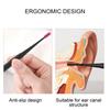Silicone Spiral Ear Pick Massage Cleaning DoubleHeaded Earpick Earwax Removal Tool(Pink )