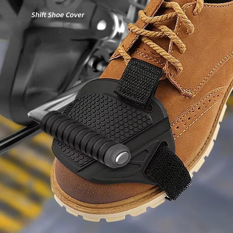 Motorcycle Shift Pad Gear Shoe Cover Durable Lightweight Boot Protector Adjustable Protector Cover for Riding Moto Accessaries