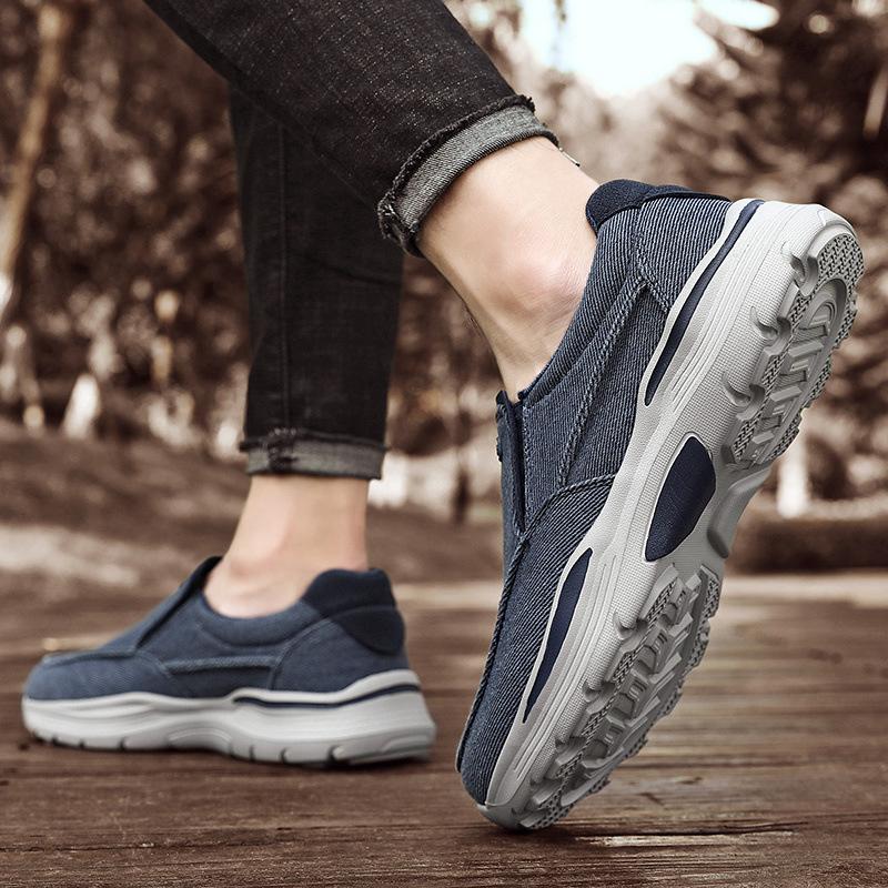 Cloth Shoes Men's Old Beijing Cloth Shoes Thick Soled Men's Oversized Size 48 Cloth Shoes