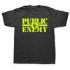 Magliette Divertenti Public Enemy Grafiche Poliestere Streetwear Manica Corta Regali di Compleanno Stile Estivo T-shirt Abbigliamento Uomo