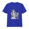 Gesaffelstein Künstlerische Statue Print T-Shirt für Herren Einzigartiges Griechische Mythologie Design Bequemes Baumwollgewebe vintage Gewaschen