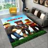Cartoon R-Robloxs Spiel Gamer Teppich für Spielzimmer Schlafzimmer Wohnzimmer Sofa Heimdekoration, Kinderteppich Rutschfeste Fußmatte