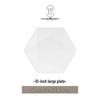 Mo De Lan Ka Minimalist Pure White Ceramic Tableware Collection