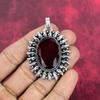 Garnet 925 Solid Sterling Silver Pendant, Handmade Gemstone Pendant Jewelry, Gifts For Wife Brand New Pendant