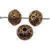 Floral Edge Spacer Beads Ornate Metal Small Hole Charms For Bohemian Beading Supplies