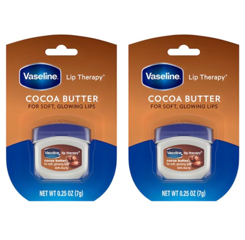 Vaseline Lip Therapy Cocoa Butter 7g × 2
