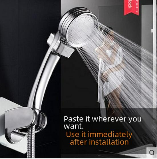 Verstellbarer Duschkopfhalter mit Montage ohne Bohren