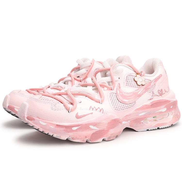 Nike Air Max Fusion Low Top Running Shoes Women's Cherry Blossom Pink CJ1671-100(Team130-VAM)