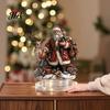Niedlicher Weihnachtsmann Weihnachtsdekorationen Weihnachtsrentier Tischdekoration, 2D Acryl Festliche Home Office Schreibtischdekoration für Kamin Wohnzimmer