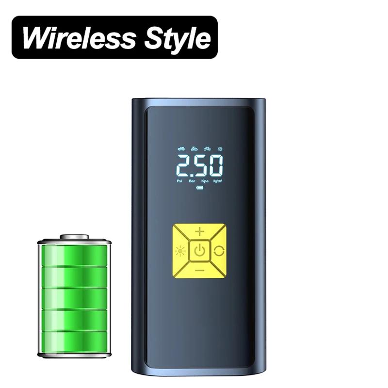 6000mAh 150PSI Smart Air Pump Digital Tire Inflator Car Portable Air Compressor Pump for Auto Car Motorcycle Bicycle Inflatable