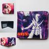 Naruto Wallet Anime Figure Uchiha Madara Kakashi Sasuke Pu Leather Short Coin Purse Multi Functional Wallet Card Holder Gift