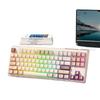 Unisex High-Visibility Wired Silent Keyboard for Desktop and Laptop