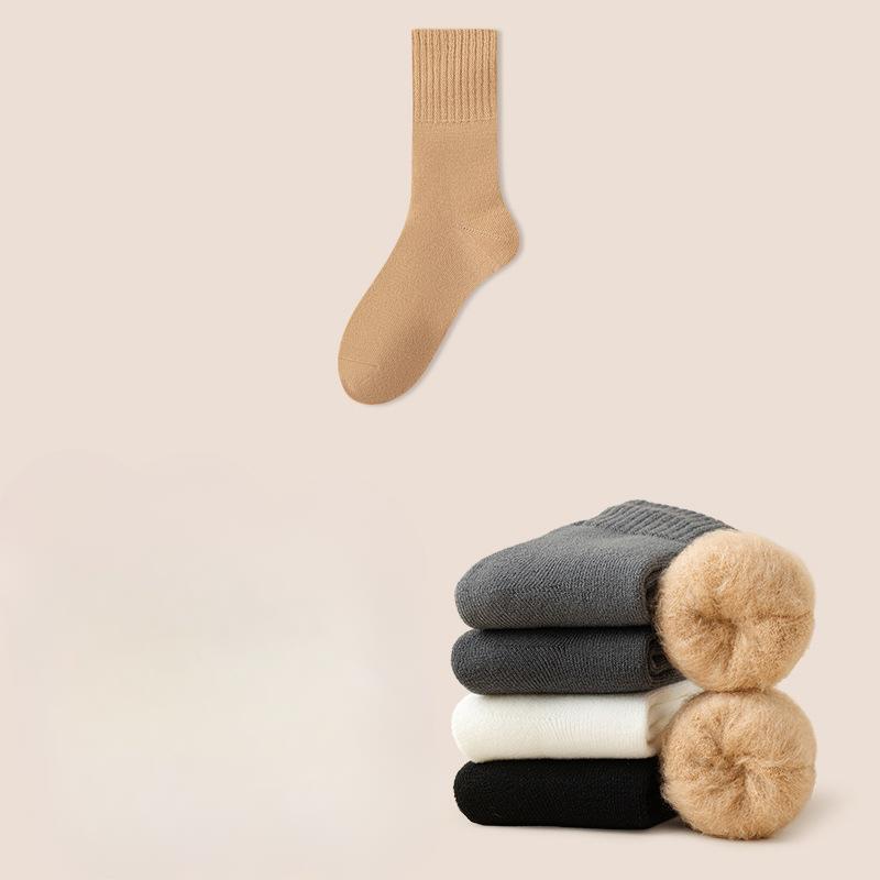 Men's Winter Plush Thickened Warm Sweat Absorbing Hose Floor Socks
