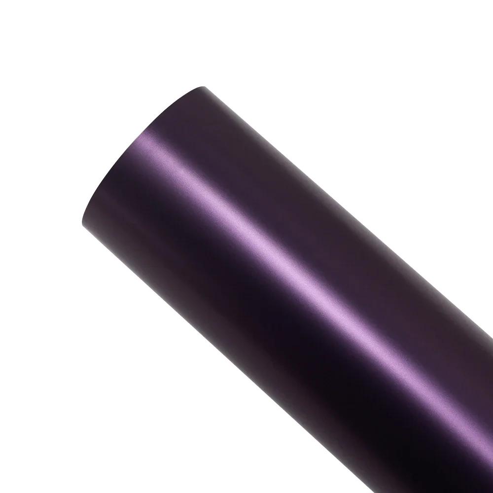 

Car Sticker Color Change Vinyl Film Matte Black Purple PET Bubble Free Wrapping Car Accessories Auto Self Adhesive Decals 10x152cm