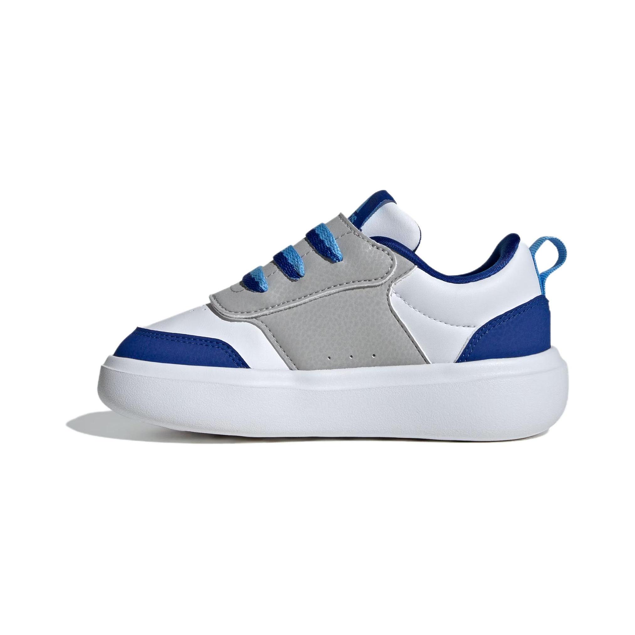 

Adidas Park St Cushioning Abrasion Resistant Rebound Low top Kids Lifestyle Shoes Gray Blue Children Aged 3 7 Years Old ID7916 28.5