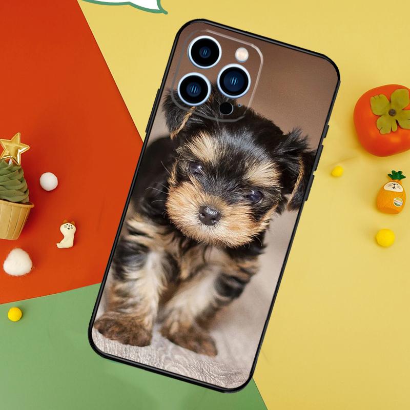 Yorkshire Terrier Dog Phone Case For iPhone 17 Pro Max 16 15 14 13 12 11 Pro Max Plus 12 13 Mini 16e 17 Air Cover