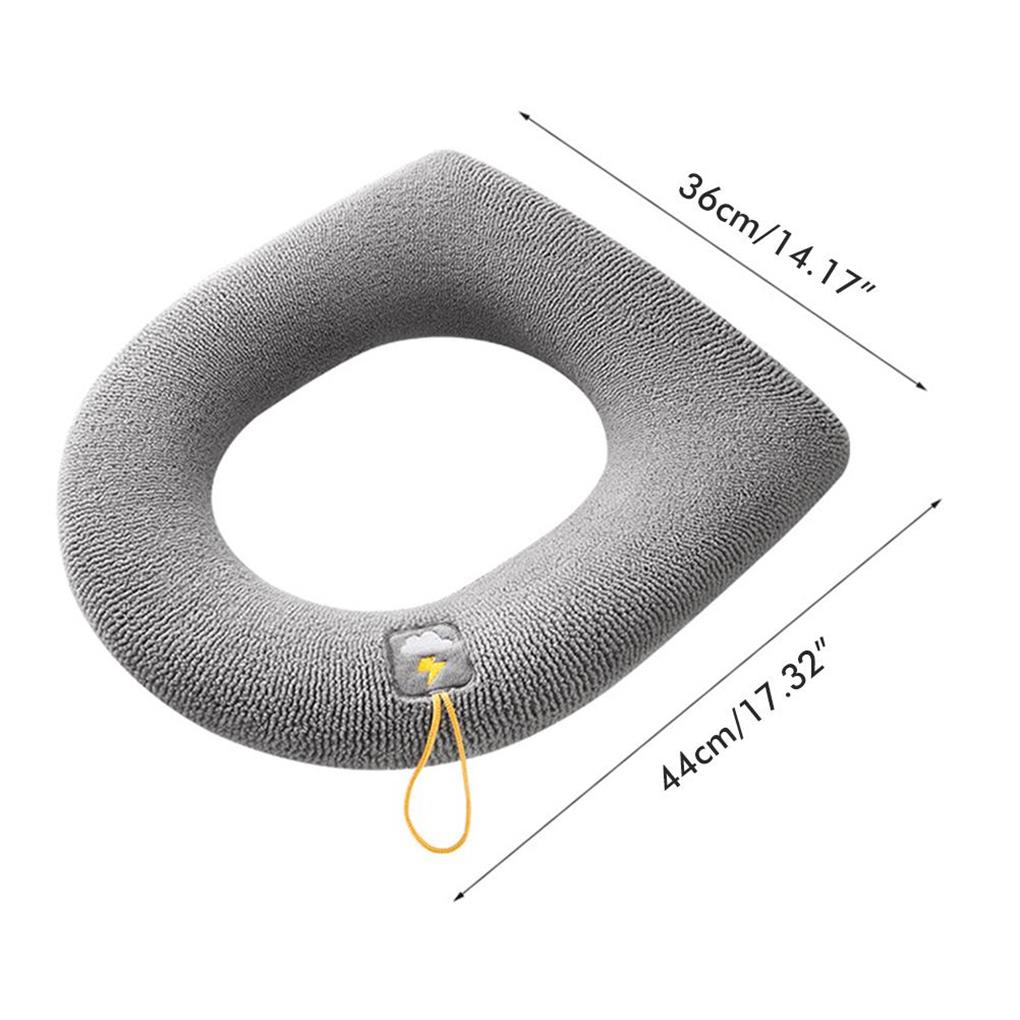 Toilettensitzkissenmatte Langlebig Mehrfarbig Warmhalten