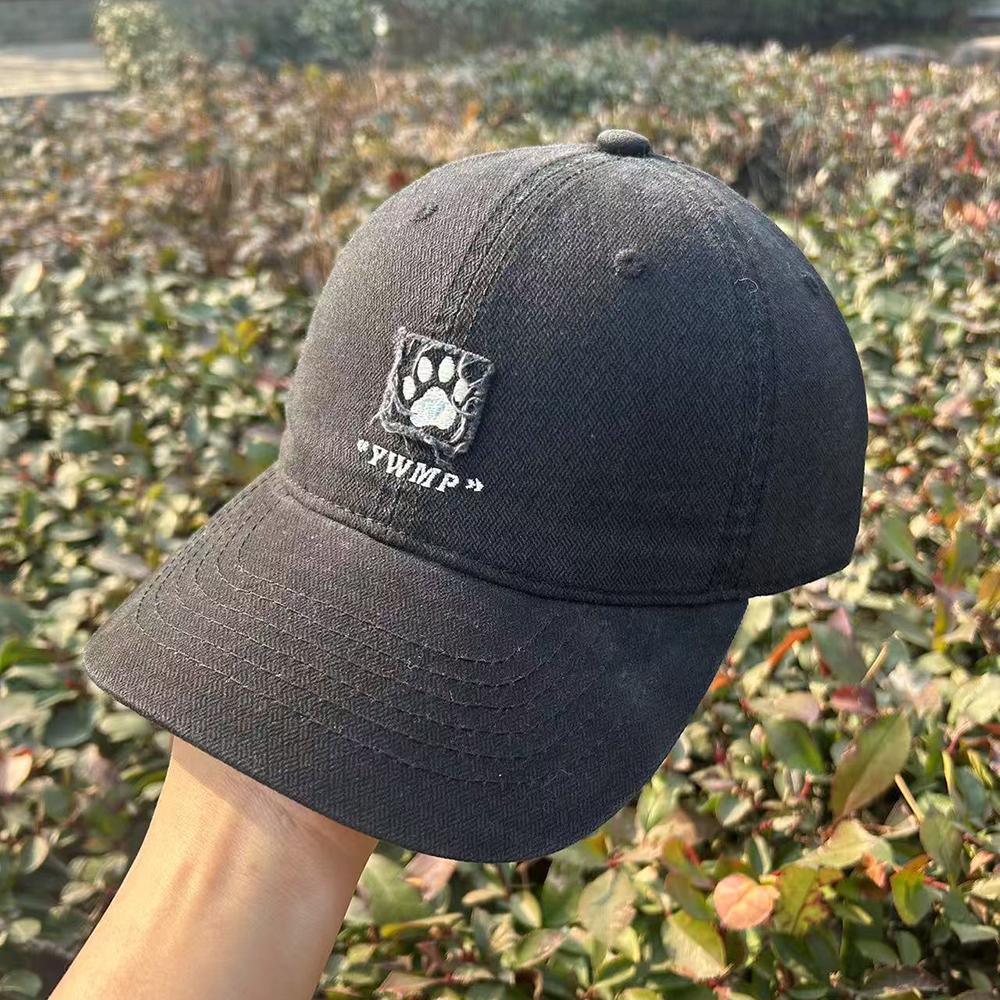 Korean Dog Embroidery Baseball Cap Men And Women Brand Casual Dad Hats Outdoor Sport Sunshade Golf Sun Hat