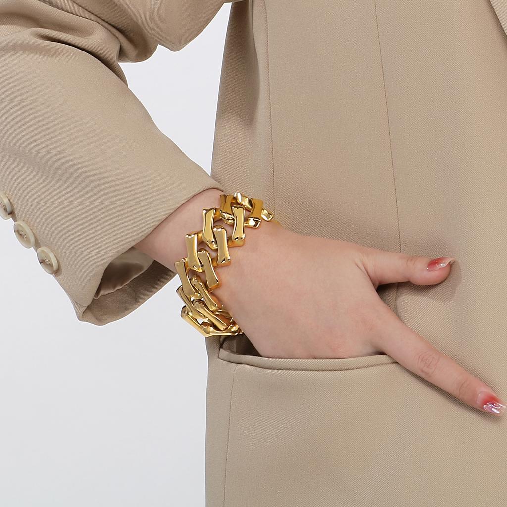 32mm Shiny Big Heavy Square Cuban Chain Bracelet & Necklace for Men Women - Stainless Steel 316L - KB182972-KJX