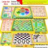 Fengyi 38CM Wooden Multi-Game Chess Board